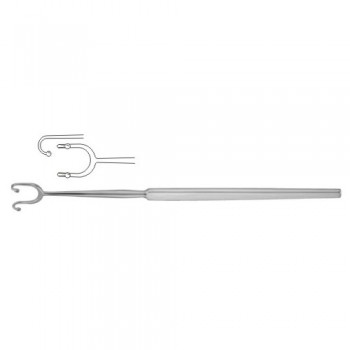 Fomon Alar Hook Button Ended Stainless Steel, 16 cm - 6 1/4"